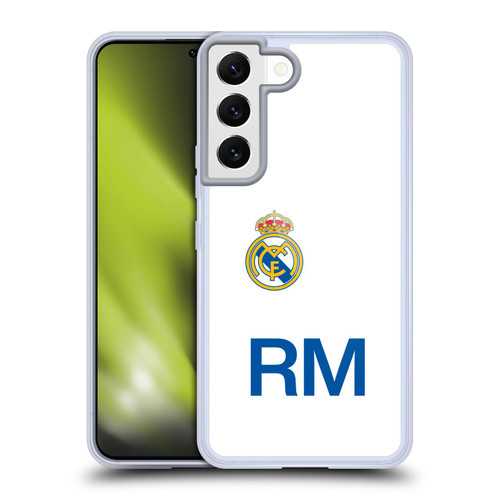 Real Madrid CF Origin RM Logo Soft Gel Case for Samsung Galaxy S22 5G