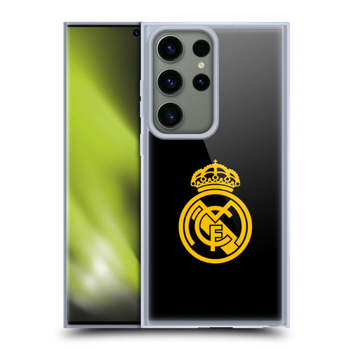 Real Madrid CF Origin Gold Logo Soft Gel Case for Samsung Galaxy S23 Ultra 5G