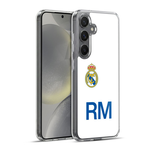 Real Madrid CF Origin RM Logo Soft Gel Case for Samsung Galaxy S24+ 5G & MagSafe