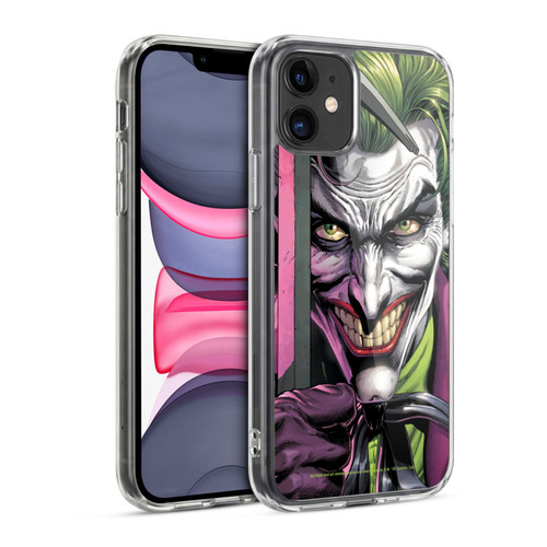 Batman DC Comics Three Jokers The Clown Soft Gel Case for Apple iPhone 11