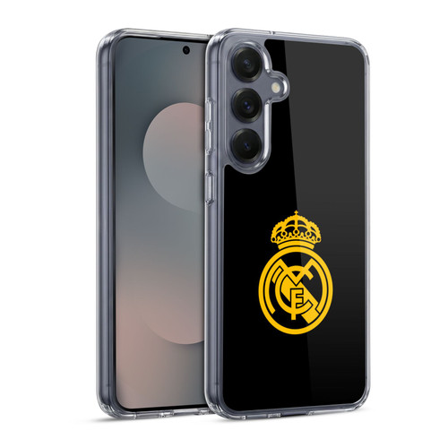 Real Madrid CF Origin Gold Logo Soft Gel Case for Samsung Galaxy S25 & MagSafe