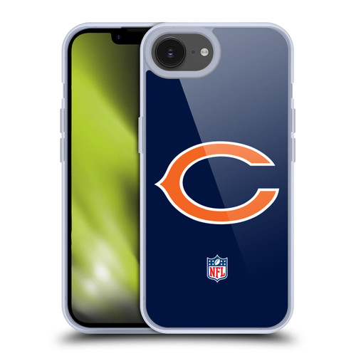 NFL Chicago Bears Logo Plain Soft Gel Case for Apple iPhone 16e NFL Chicago Bears Logo Plain Soft Gel Case for Apple iPhone 16e
