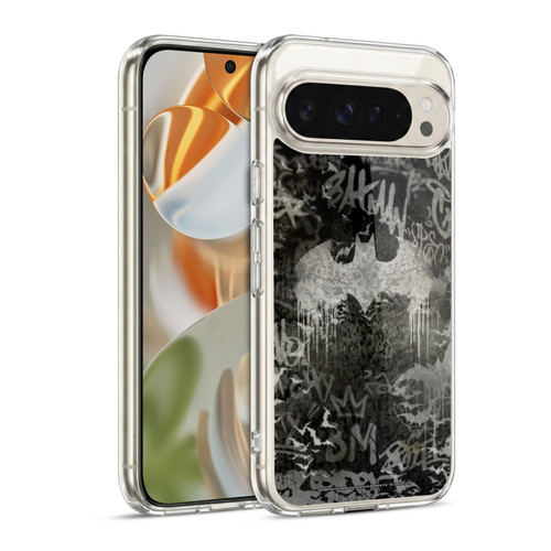 Batman DC Comics Vintage Fashion Graffiti Logo Soft Gel Case for Google Pixel 9 / Pixel 9 Pro