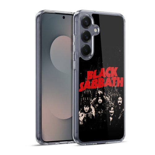 Black Sabbath Key Art Red Logo Soft Gel Case for Samsung Galaxy S25+