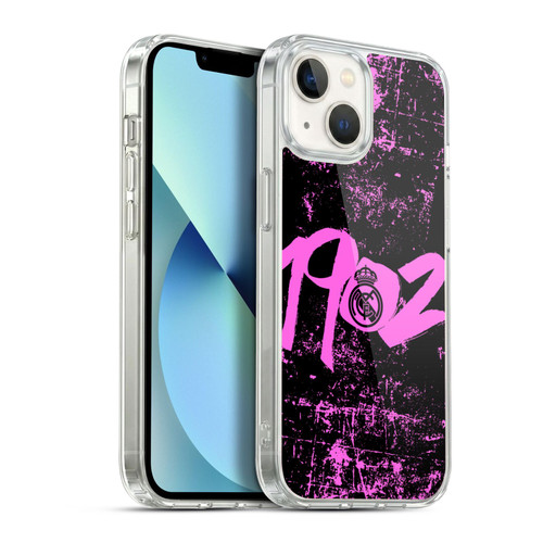 Real Madrid CF Urban Pink 1902 Soft Gel Case for Apple iPhone 13
