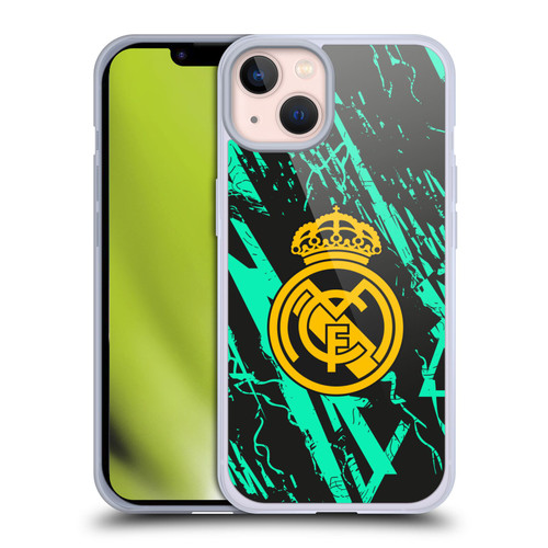 Real Madrid CF Urban Green Gold Soft Gel Case for Apple iPhone 13