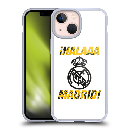 Real Madrid CF Urban Hala Madrid Soft Gel Case for Apple iPhone 13 Mini Real Madrid CF Urban Hala Madrid Soft Gel Case for Apple iPhone 13 Mini