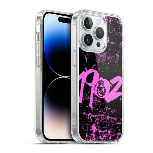 Real Madrid CF Urban Pink 1902 Soft Gel Case for Apple iPhone 13 Pro & MagSafe