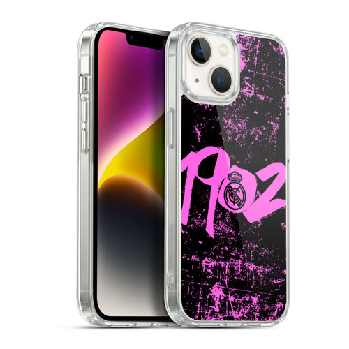 Real Madrid CF Urban Pink 1902 Soft Gel Case for Apple iPhone 14