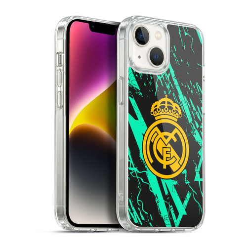 Real Madrid CF Urban Green Gold Soft Gel Case for Apple iPhone 14