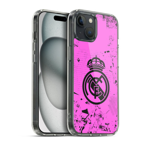 Real Madrid CF Urban Pink Soft Gel Case for Apple iPhone 15 Plus & MagSafe