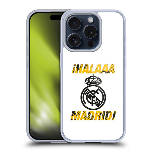 Real Madrid CF Urban Hala Madrid Soft Gel Case for Apple iPhone 15 Pro