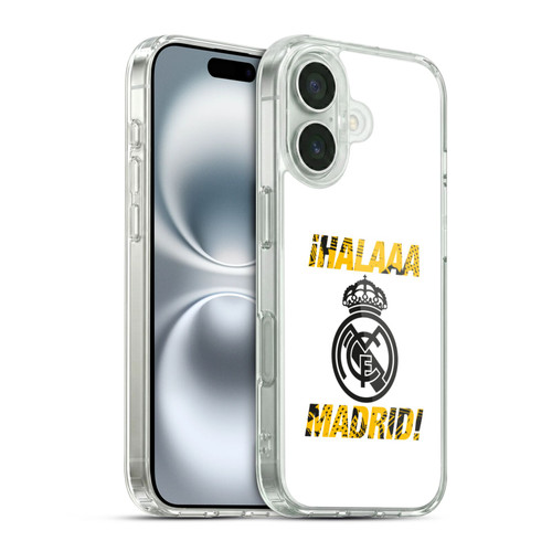 Real Madrid CF Urban Hala Madrid Soft Gel Case for Apple iPhone 16 & MagSafe