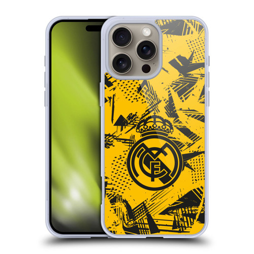Real Madrid CF Urban Yellow Soft Gel Case for Apple iPhone 16 Pro Max