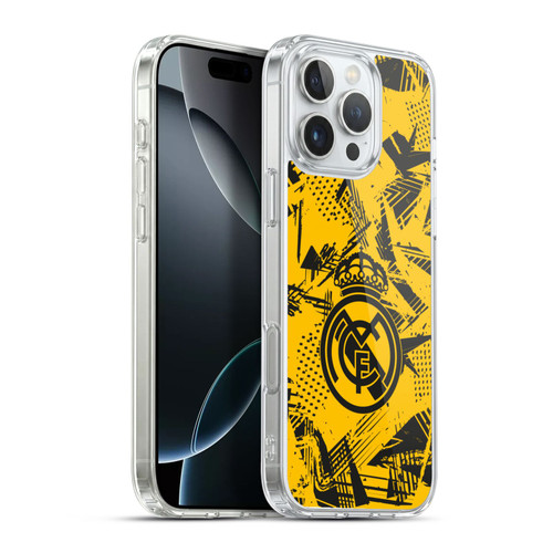 Real Madrid CF Urban Yellow Soft Gel Case for Apple iPhone 16 Pro Max & MagSafe