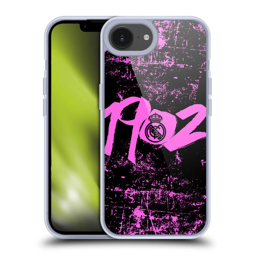 Real Madrid CF Urban Pink 1902 Soft Gel Case for Apple iPhone 16e