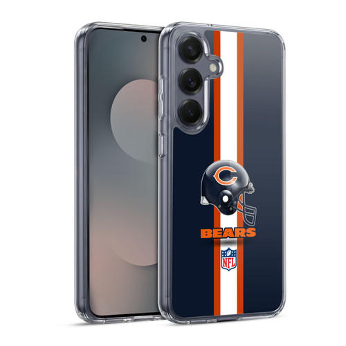 NFL Chicago Bears Logo Helmet Soft Gel Case for Samsung Galaxy S25