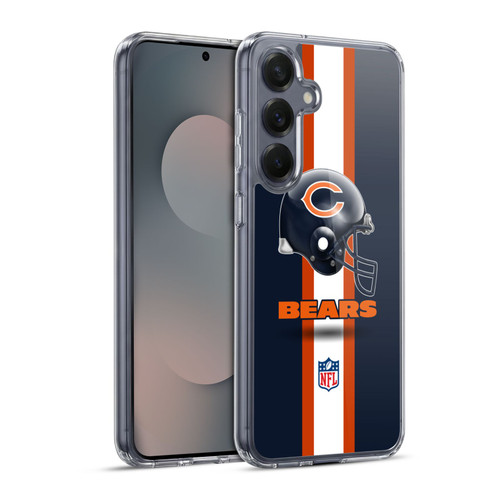 NFL Chicago Bears Logo Helmet Soft Gel Case for Samsung Galaxy S25+