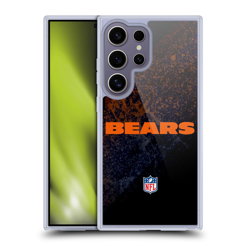 NFL Chicago Bears Logo Blur Soft Gel Case for Samsung Galaxy S25 Ultra