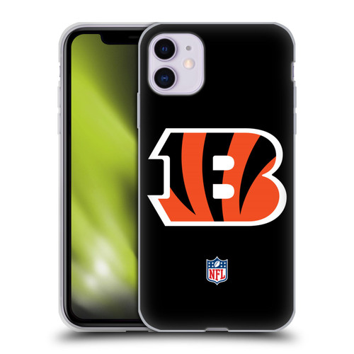 NFL Cincinnati Bengals Logo Plain Soft Gel Case for Apple iPhone 11