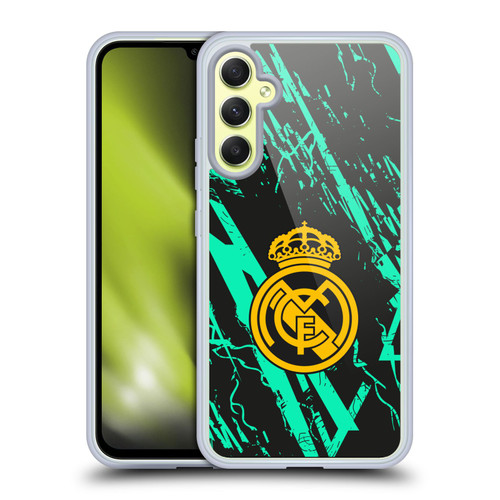 Real Madrid CF Urban Green Gold Soft Gel Case for Samsung Galaxy A34 5G