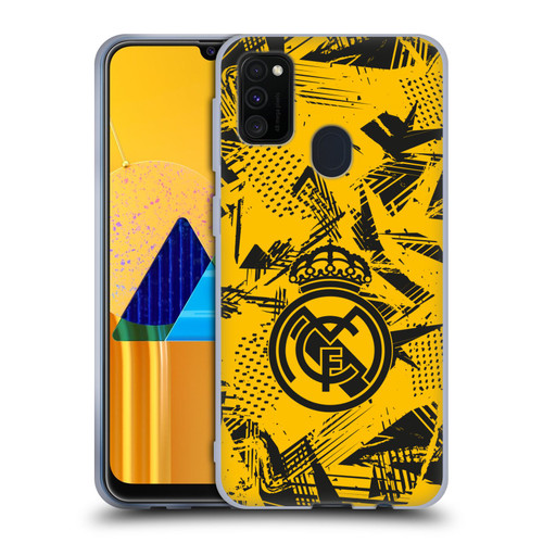 Real Madrid CF Urban Yellow Soft Gel Case for Samsung Galaxy M30s (2019)/M21 (2020)