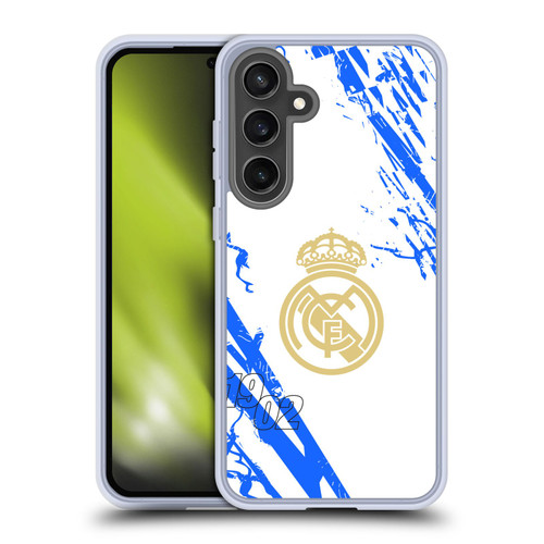 Real Madrid CF Urban White Blue Soft Gel Case for Samsung Galaxy S24 FE