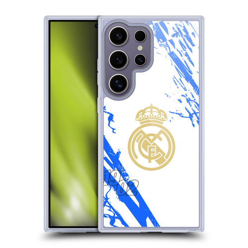 Real Madrid CF Urban White Blue Soft Gel Case for Samsung Galaxy S25 Ultra
