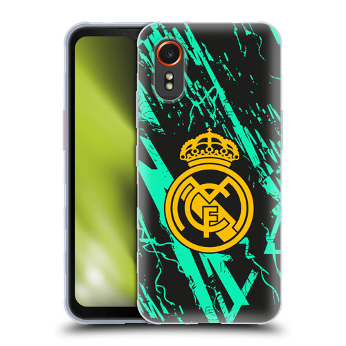 Real Madrid CF Urban Green Gold Soft Gel Case for Samsung Galaxy Xcover7 5G