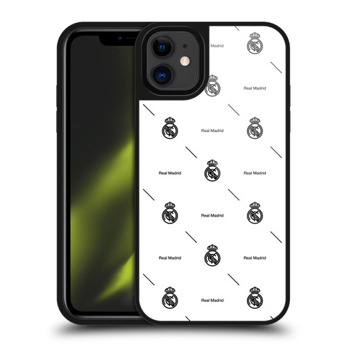 Real Madrid CF Legend Black Logo Pattern Gel Armour Case For Apple iPhone 11
