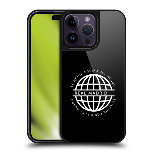 Real Madrid CF Legend White Logo Gel Armour Case For Apple iPhone 14 Pro Max