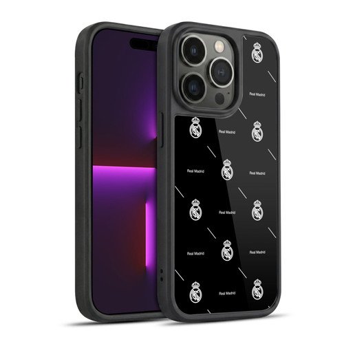 Real Madrid CF Legend White Logo Pattern Gel Armour Case For Apple iPhone 14 Pro