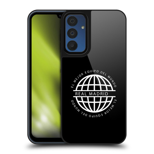 Real Madrid CF Legend White Logo Gel Armour Case For Samsung Galaxy A15 Real Madrid CF Legend White Logo Gel Armour Case For Samsung Galaxy A15