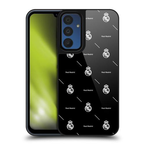 Real Madrid CF Legend White Logo Pattern Gel Armour Case For Samsung Galaxy A15 Real Madrid CF Legend White Logo Pattern Gel Armour Case For Samsung Galaxy A15