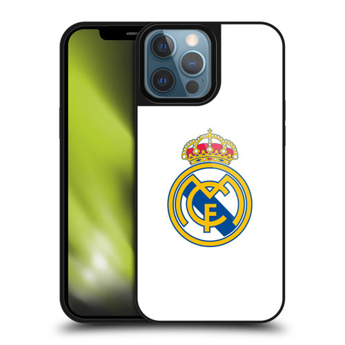 Real Madrid CF Origin Plain Logo White Gel Armour Case For Apple iPhone 13 Pro Max