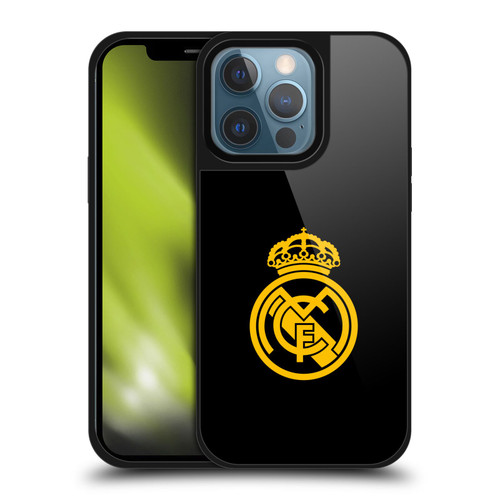 Real Madrid CF Origin Gold Logo Gel Armour Case For Apple iPhone 13 Pro