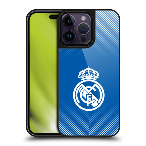 Real Madrid CF Origin Logo Blue Gel Armour Case For Apple iPhone 14 Pro Max