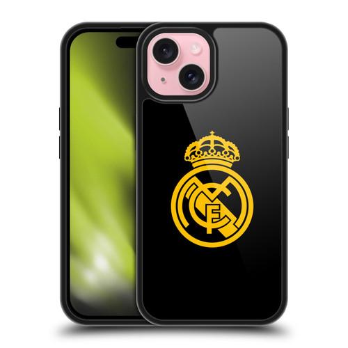 Real Madrid CF Origin Gold Logo Gel Armour Case For Apple iPhone 15
