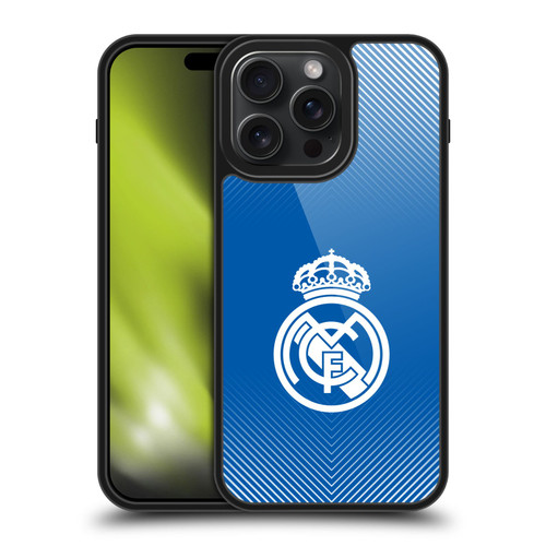 Real Madrid CF Origin Logo Blue Gel Armour Case For Apple iPhone 15 Pro Max