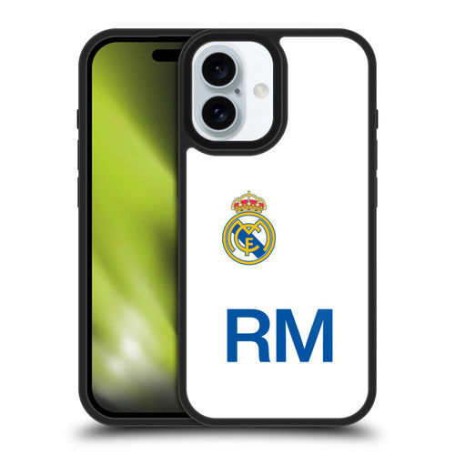 Real Madrid CF Origin RM Logo Gel Armour Case For Apple iPhone 16 Real Madrid CF Origin RM Logo Gel Armour Case For Apple iPhone 16