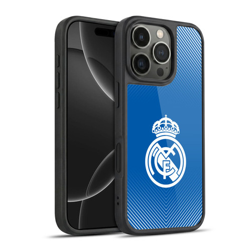 Real Madrid CF Origin Logo Blue Gel Armour Case For Apple iPhone 16 Pro