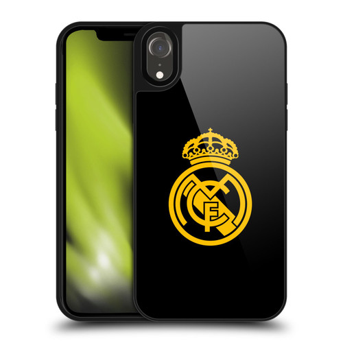 Real Madrid CF Origin Gold Logo Gel Armour Case For Apple iPhone XR