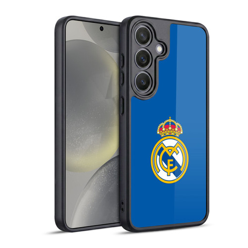 Real Madrid CF Origin Plain Logo Blue Gel Armour Case For Samsung Galaxy S24 5G