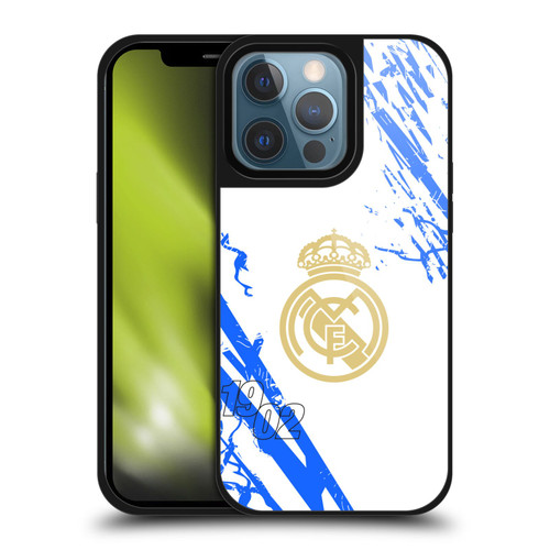 Real Madrid CF Urban White Blue Gel Armour Case For Apple iPhone 13 Pro