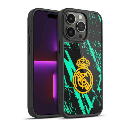 Real Madrid CF Urban Green Gold Gel Armour Case For Apple iPhone 14 Pro