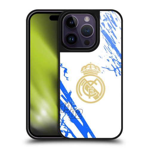 Real Madrid CF Urban White Blue Gel Armour Case For Apple iPhone 14 Pro