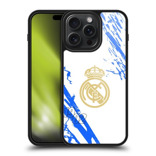 Real Madrid CF Urban White Blue Gel Armour Case For Apple iPhone 15 Pro Max