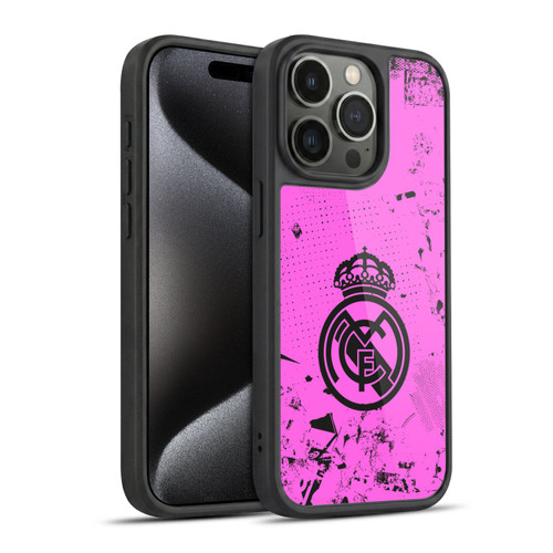 Real Madrid CF Urban Pink Gel Armour Case For Apple iPhone 15 Pro