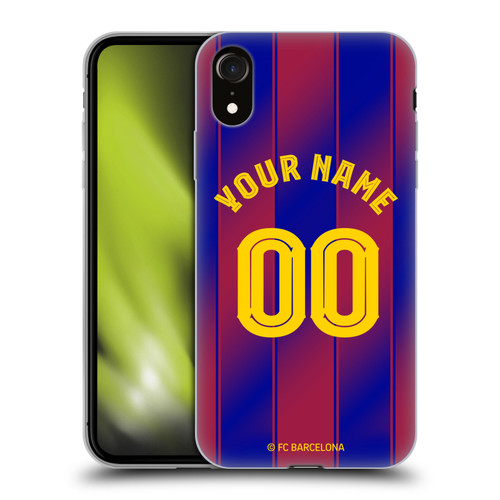 Custom Customised Personalised FC Barcelona 2025/26 Kit Home Soft Gel Case for Apple iPhone XR