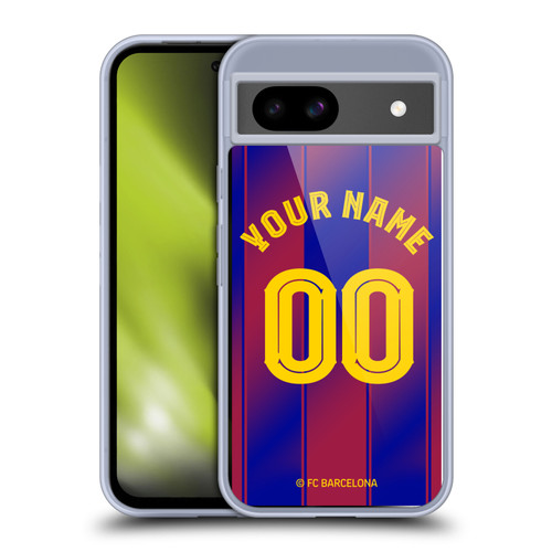 Custom Customised Personalised FC Barcelona 2025/26 Kit Home Soft Gel Case for Google Pixel 8a